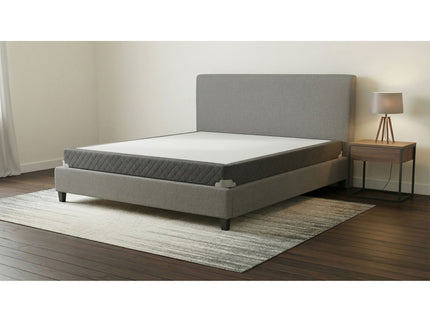 Low Profile Box Spring Foundation With Padded Slats And Breathable Design