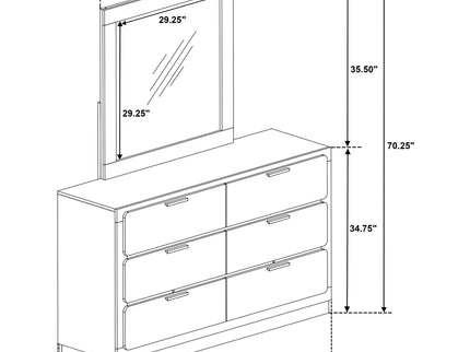 Napa - Dresser With Mirror