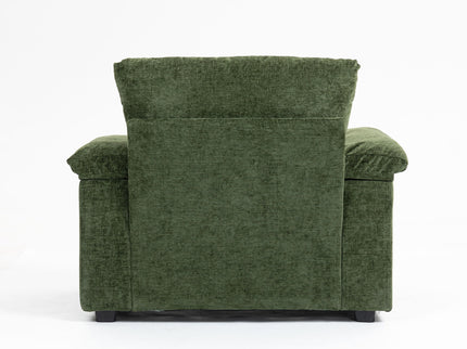 Fabric Sofa Bed With Cupholders And USB Charging Ports Chair For Living Room