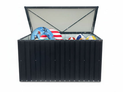 Out Door Metal Storage Box Store Medium - Black