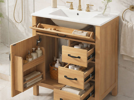 Modern Traditional Bathroom Vanity With Sink