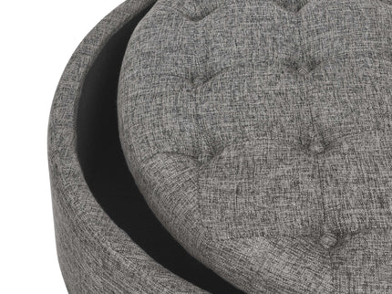 Tufted Storage Ottoman With Upholstery