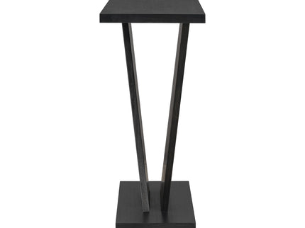 Console Table With V Shape Base, Sculptural Entryway Accent