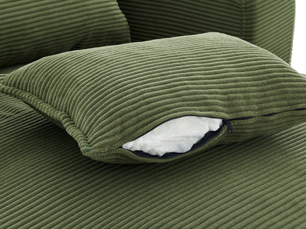 360° Swivel Accent Barrel Chair With Dual Layer Cushion And 3 Removable Pillows