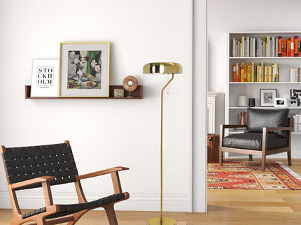 Spectra - Tall Corner Floor Lamp For Living Room - Gold