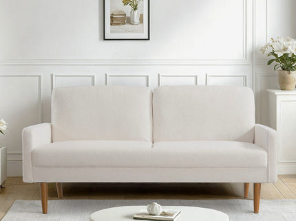 Sofa, European Style With Sleek Design, Modern & Vintage Flair, Upholstered 3 Seater Couch
