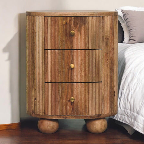 Soba - Ball Drawer Bedside Table