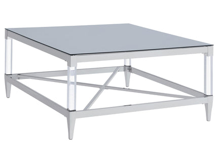 Wallingsford - 2 Piece Square Coffee And End Table Set - Chrome