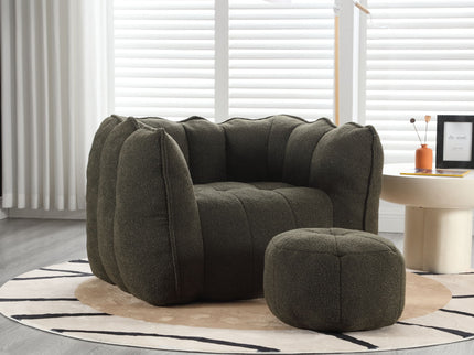 Soft Bean Bag Chair With High Resilient Foam