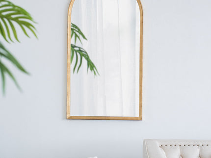Wood Floor Mirror, Full Body Mirror Dressing Make Up Mirror For Bathroom