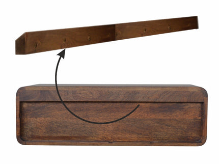 Floating Open Console - Chestnut