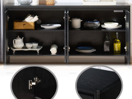 Sideboard Buffet Cabinet With Adjustable Shelves