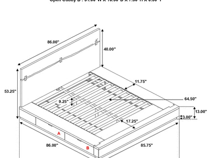 Mallory - Platform Bed
