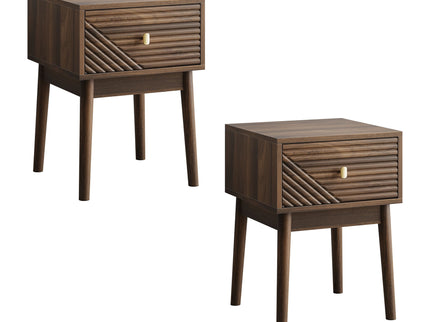 Medieval - Bedside Table - Walnut
