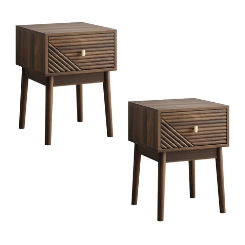Medieval - Bedside Table - Walnut