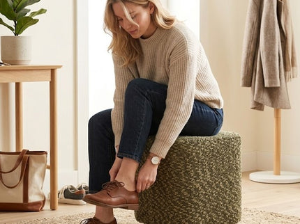 Upholstered 360° Swivel Vanity Stool