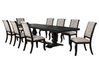 Black / 9 Pc. Table, 8 Side Chairs