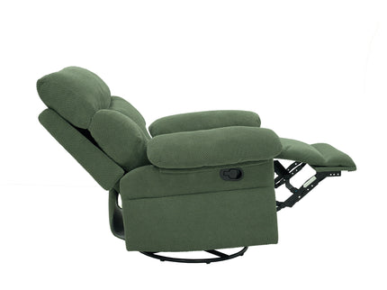 Swivel Rocker Recliner Chair With Manual Recline For Living Room