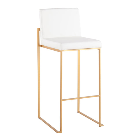 Fuji - Contemporary Design High Back Barstool