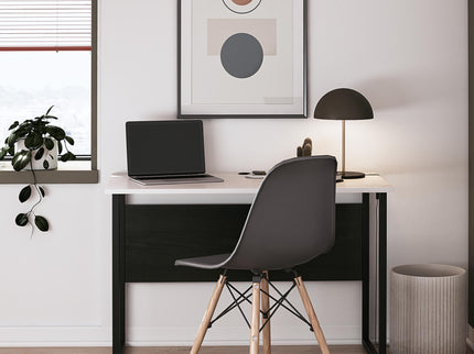 Sorina - Writing Desk - White / Light Oak