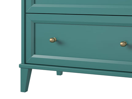 Monticello - 6 Drawer Dresser - Green
