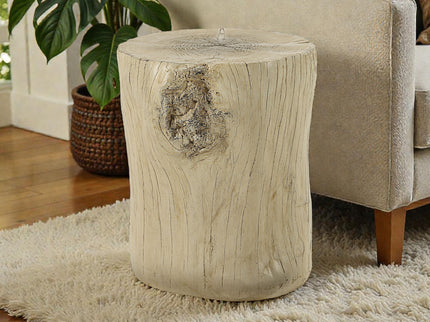 Gene - Fiber Concrete Accent Table - Brown