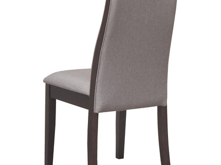 Upholstered Dining Chair (Set of 2) - Taupe / Brown