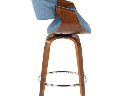 Curvini - Mid Century Modern Counter Stool (Set of 2)