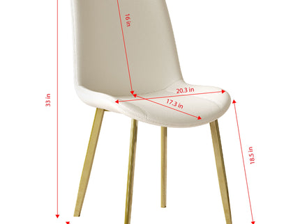 Modern Dining Chairs Ergonomic Design For Kitchen (Set of 4)