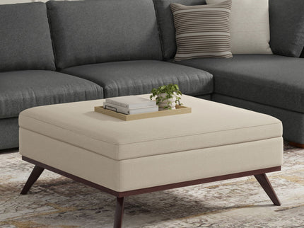 Owen - Multifunctional Square Coffee Table Storage Ottoman