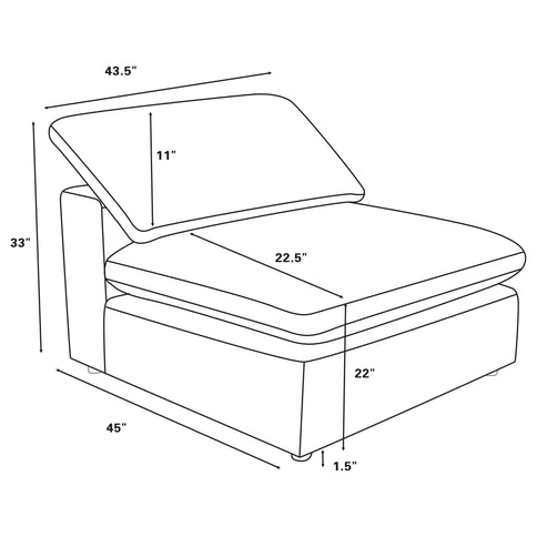 Segoura - Modular Sectional With Ottoman