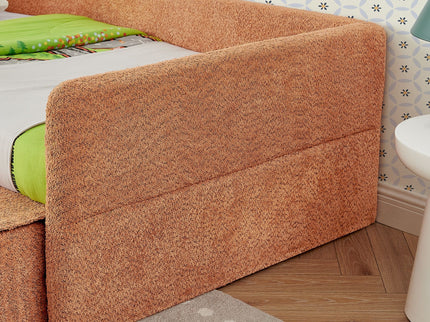 Safe Kids Bed With Guardrails And Storage