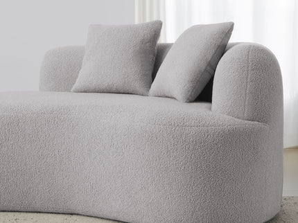 Curved 4 Seater Full Compression Sponge Sofa
