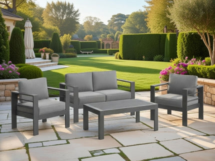 Outdoor Patio Set All-Weather With Thick Cushions