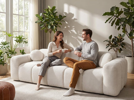 Extra Large Compression Sofa, Cloud Puff Couch For Living Room