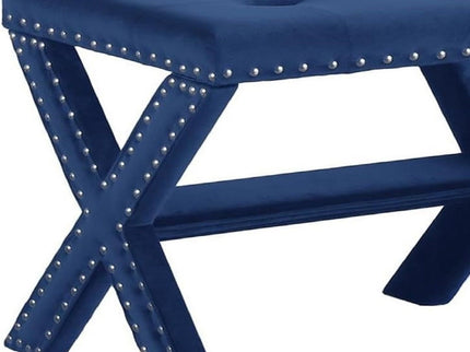 Upholstered Accent Bench With Nailhead Trim