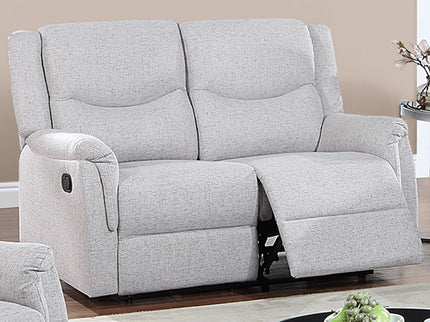 Modern Style Recliner Loveseat With Plush Armrest And Headrest