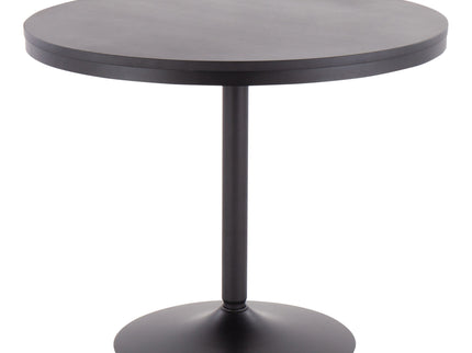 Dakota Winston - 5 Piece Contemporary Dining Set - Black / Brown / Dark Walnut