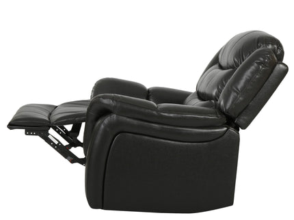 Classic Design Recliner, Upholstery Recliner, Glider Recliner - Black Berry