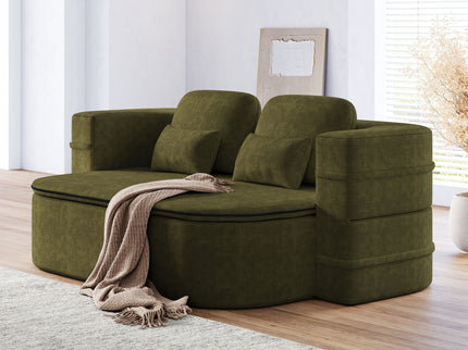2 In 1 Foldable Sofa Bed With Multi Functional Blanket, Floor Lounge Sofa