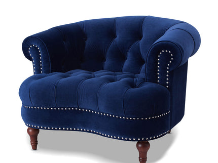 La Rosa - Victorian Tufted Upholstered Accent Chair