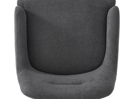 Modern Elegance Accent Chair With Curved Backrest