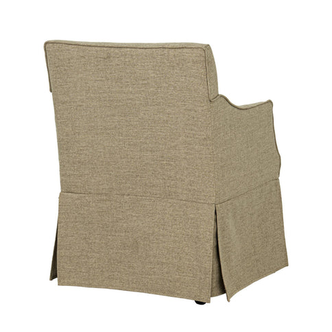 London - Upholstered Skirted Dining Arm Chair