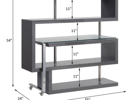 Buck II - Writing Desk With Bookshelf