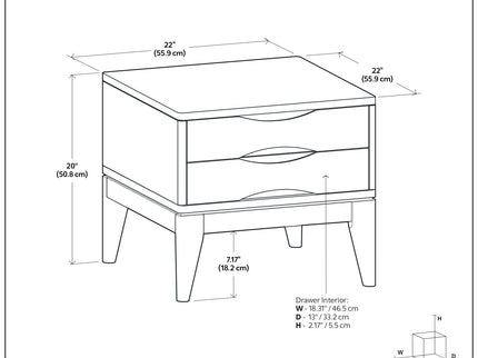 Harper - Handcrafted End Table