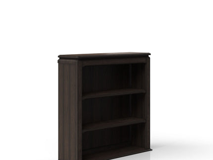 2 Shelf Bookcase Hutch - Chocolate