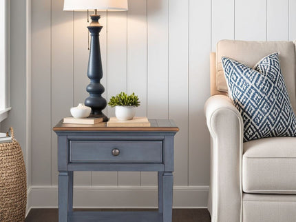 End Table - Blue