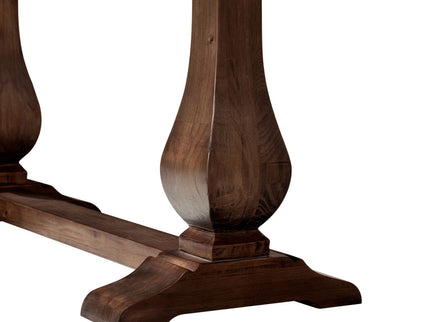 Whitmore - Trestle Console Table - Dark Brown