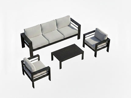Outdoor Patio Set With All-Weather Thick Cushions