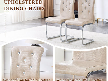 Elegant Design Upholstered Dining Chairs